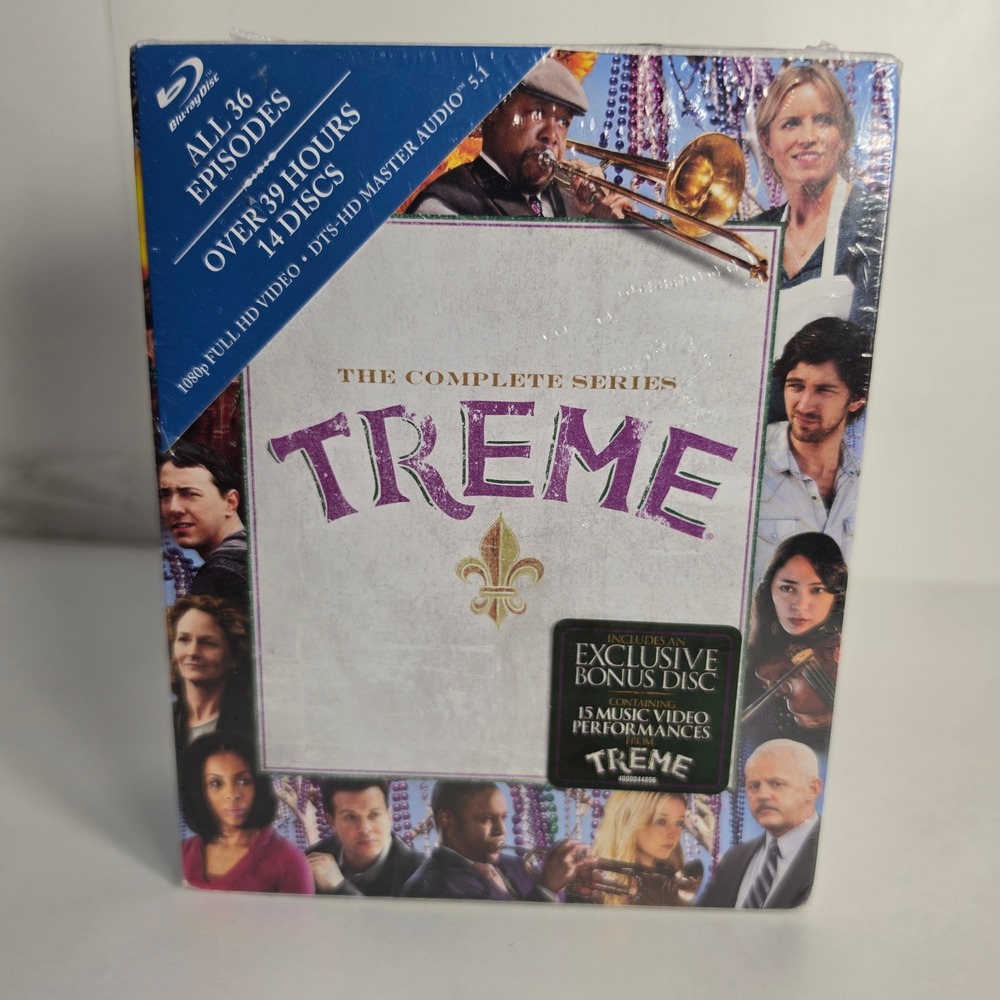 Treme The Complete Series Blu-ray Box Set HBO David Simon 15-Disc New Sealed